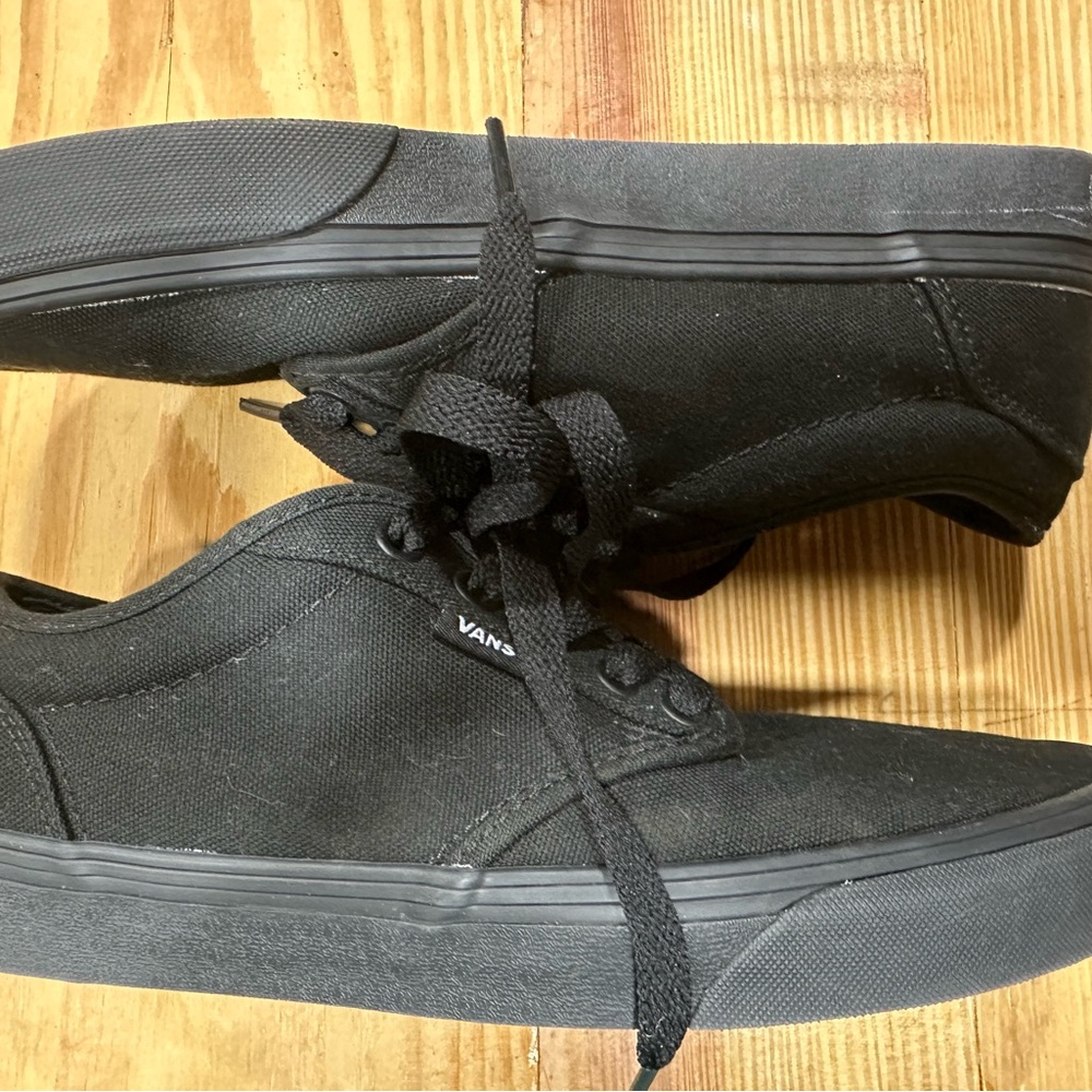 Vans Black Canvas Sneakers - Picture 6 of 6